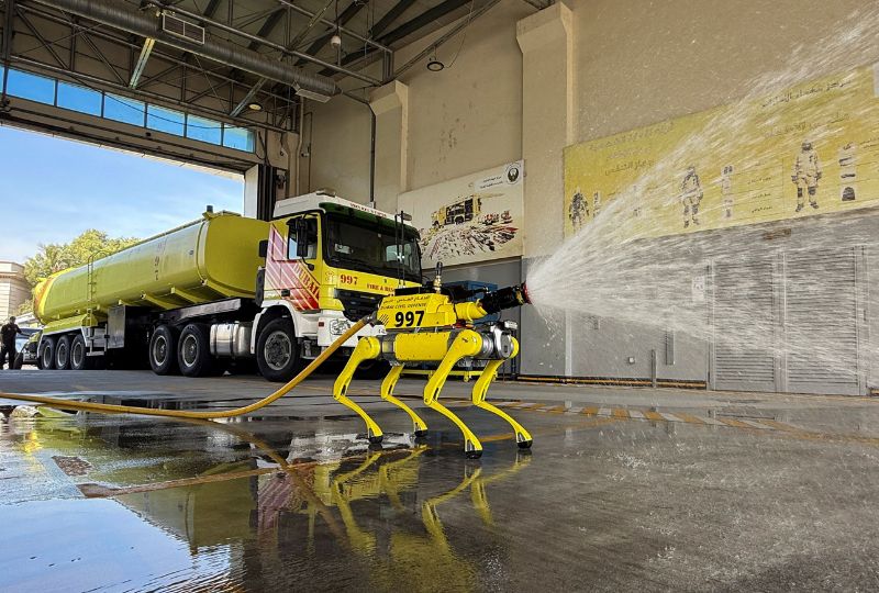 From firefighting to street patrols, Dubai ramps up its use of robots in public places